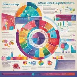 A vibrant infographic illustrating the benefits of natural blood sugar solutions, featuring colorful charts and diagrams to educate and inspire healthier lifestyle choices.